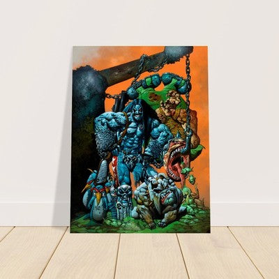 SIMON BISLEY LOBO BOUNTY HUNTING POSTER – ULTRA VIOLENT ANTI-HERO Wall Art Decor 3