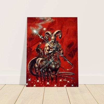THE SENTINEL BY CLYDE CALDWELL POSTER GAMMA WORLD RPG HIGH-RESOLUTION FANTASY 2