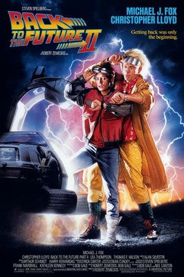 Back to the Future Part II Movie Poster 1989 | Sci-Fi Classic