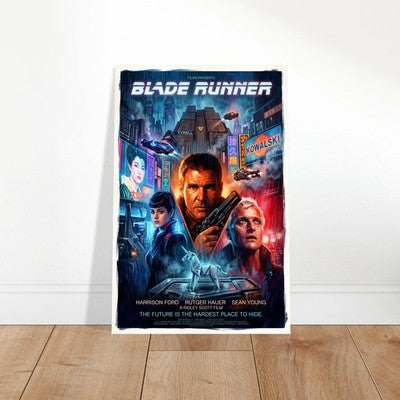 BLADE RUNNER Custom Poster - Sci-Fi Neo-Noir Classic Film Art Wall Art Decor 2
