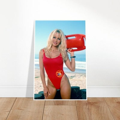 C.J. Parker Lifeguard Promotional Portrait Poster – Baywatch 1992 2