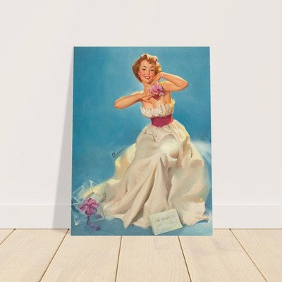 An Orchid for Miss Sylvania by Gil Elvgren Poster - Vintage Pin-Up Art 2