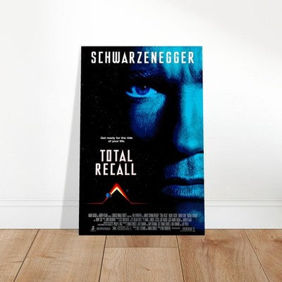 Total Recall 1990 Arnold Schwarzenegger Sci-Fi Movie Poster 2