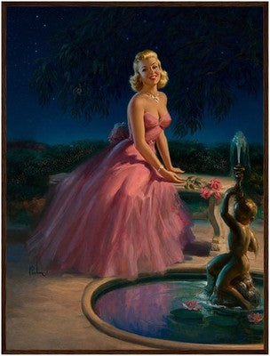 Art Frahm Patience in Pink (1952) - Framed Poster