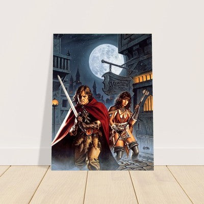 WATERDEEP BY CLYDE CALDWELL POSTER D&D FANTASY WALLART VIBRANT-COLORED 2