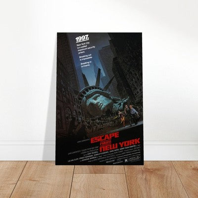 Escape from New York 1981 Movie Poster - Sci-Fi Action Classic 2