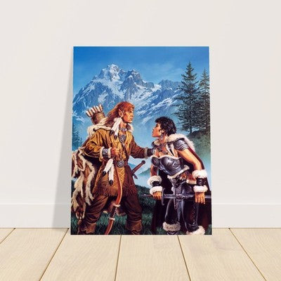 STEEL & STONE BY CLYDE CALDWELL POSTER DUNGEONS DRAGONS WALLART DECOR 2