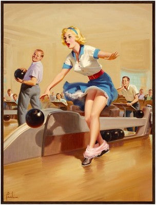 Art Frahm A Strike (1955) - Framed Poster