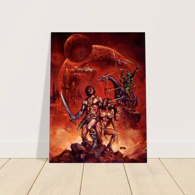 A PRINCESS OF MARS BY CLYDE CALDWELL POSTER FANTASY VIBRANT-COLORED SHARP-DETAIL 2