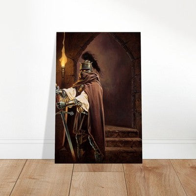 Lord Soth Knight of the Black Rose Clyde Caldwell Dragonlance D&D Poster 1991 2