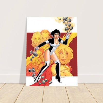 Terra by Amanda Conner Poster - Dynamic Superhero Action Art 2