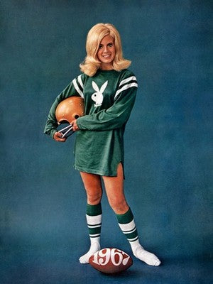 Bo Bussmann Playboy September 1967 Cover Poster – Football Pin-Up