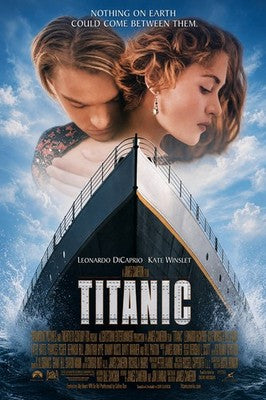 Titanic Movie Poster 1997 | Leonardo DiCaprio Kate Winslet