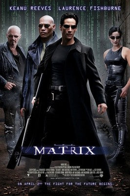 The Matrix 1999 Movie Poster - Keanu Reeves Classic Sci-Fi