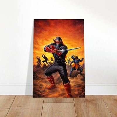 Shinobi 3 Sega Genesis Poster - Ninja Warrior Retro Video Game Wall Art Decor 2