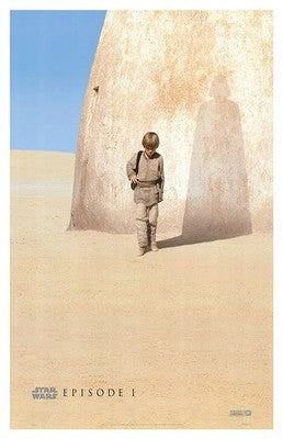 Star Wars Episode I Poster - Anakin Skywalker Desert Scene Art