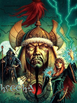 PRINCIPALITIES OF GLANTRI BY CLYDE CALDWELL D&D POSTER FANTASY VIBRANT