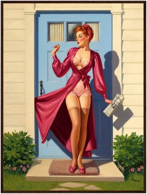 Art Frahm Caught in the Door (1943) - Framed Poster 2