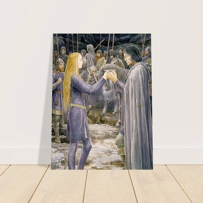 Alan Lee Éowyn Bids Aragorn Farewell Lord of The Rings Poster 2