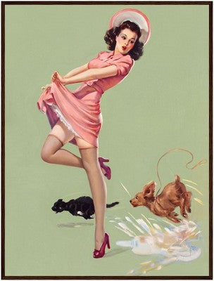 Art Frahm Out of Control (1944) - Framed Poster