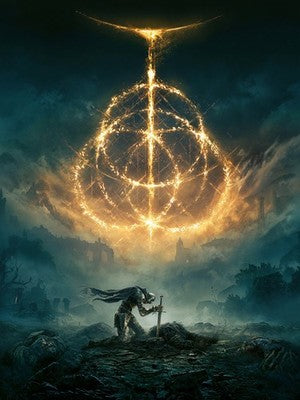 Elden Ring Key Art 2022 Poster – Epic Fantasy Warrior Game Wall Art Decor