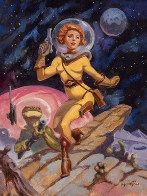 Space Girl by Dan Morton (2018) Sci-Fi Adventure Poster