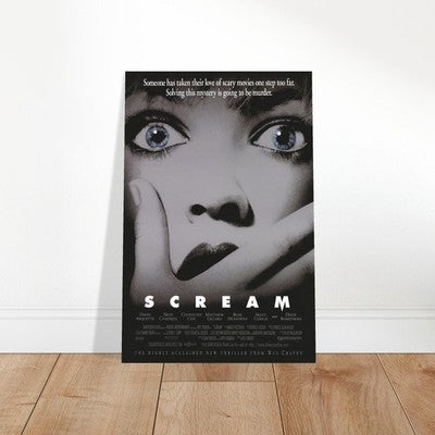Scream 1996 Movie Poster - Horror Classic Thriller Film Art 2