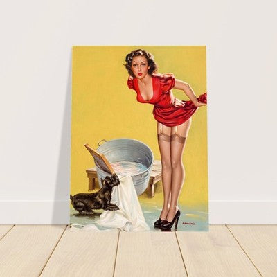 Dog-On-It by Arnold Armitage Vintage Pinup Poster 2