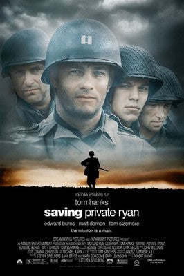 Saving Private Ryan (1998) Movie Poster | Steven Spielberg War Film
