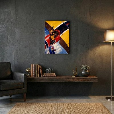 Rudolph Belarski Aces November 1931 Aviation Art Canvas Wall Art 24x32 Stretched 4