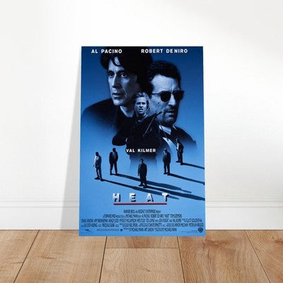 Heat (1995) Movie Poster - Al Pacino Robert De Niro Crime Thriller 2
