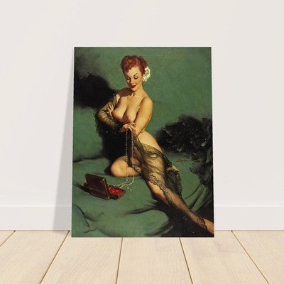 Gil Elvgren Fascination (1952) Vintage Pin-Up Poster 2
