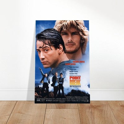 Point Break 1991 Movie Poster - Keanu Reeves Patrick Swayze 2