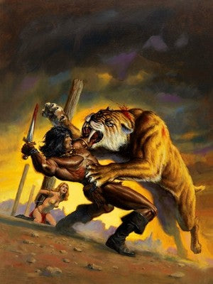 Savage Sword of Conan #27 by Bob Larkin (1978) Poster