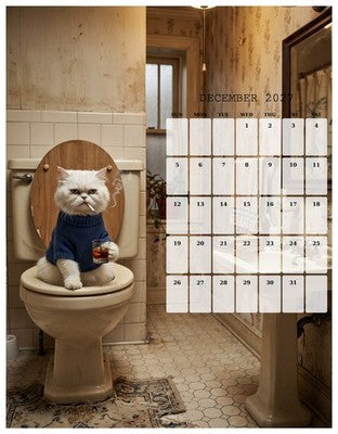 2027 Grumpy Cats Living The Life Wall Calendar Funny Cat 6