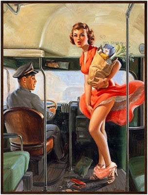 Art Frahm A Fare Loser (1953) - Framed Poster