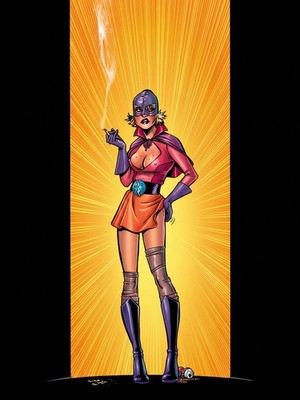 Amanda Conner Pro Poster - Vintage Comic Art Style Character