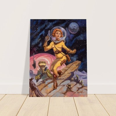 Space Girl by Dan Morton (2018) Sci-Fi Adventure Poster 2
