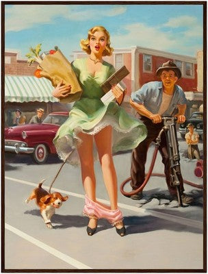 Art Frahm The Shake-Down 1955 Framed Poster