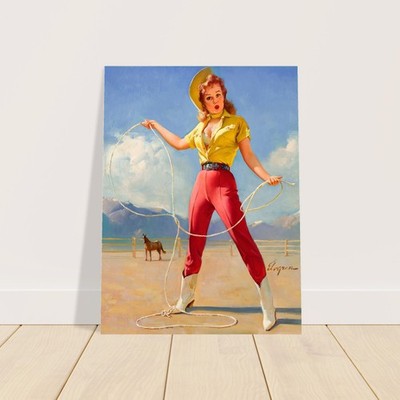 Gil Elvgren Perfect Form (1968) Vintage Pin-Up Poster 2