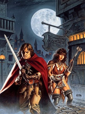 WATERDEEP BY CLYDE CALDWELL POSTER D&D FANTASY WALLART VIBRANT-COLORED