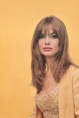 Portrait of Jean Shrimpton 1965 Fashion Poster – Iconic 60s Model