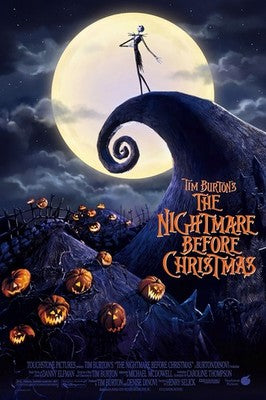 Tim Burton's The Nightmare Before Christmas 1993 Movie Poster