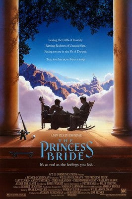 The Princess Bride Movie Poster 1987 Classic Film Art Print