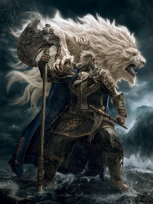 Godfrey First Elden Lord Elden Ring 2021 Poster – Fantasy Wall Art Decor