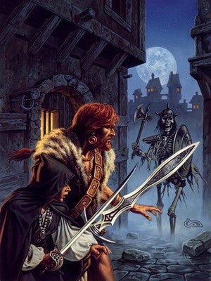 TALES OF LANKHMAR BY CLYDE CALDWELL POSTER 1991 D&D FANTASY WALLART