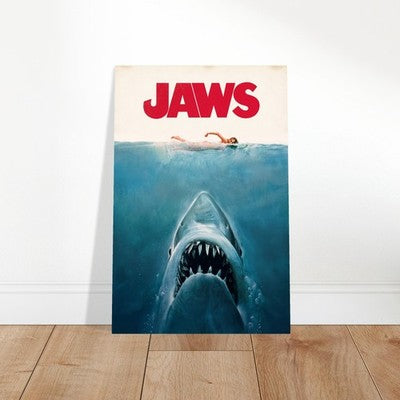 Jaws 1975 Movie Poster - Classic Thriller Film Art Print 2