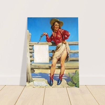 Beat That! by Gil Elvgren (1953) Vintage Pin-Up Poster 2