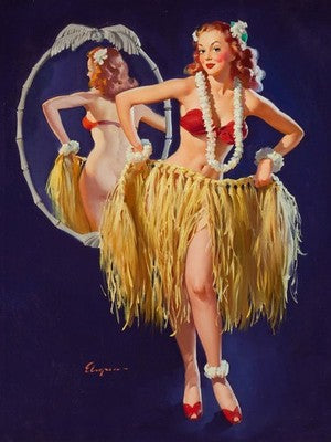 Gil Elvgren I Hope the Boys Don't Draw the Straws (1946) Poster