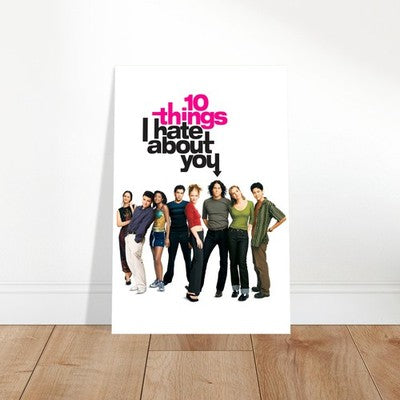 10 Things I Hate About You (1999) Movie Poster - Classic Teen Film 2